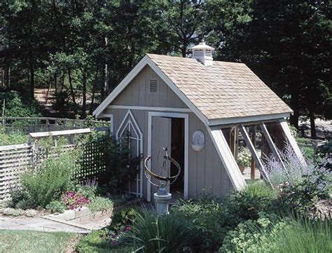 greenhouse style garden shed plan