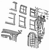 Apartment Coloring Pages Designing Building sketch template