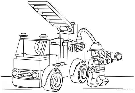 fire engine coloring pages    print