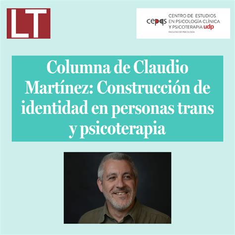 Columna Construcción De Identidad En Personas Trans Y Psicoterapia Cepps