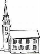 Church Coloring Pages Building Printable Buildings Colouring Color Tower Clipart Little Cliparts Print Colour Library Drawing Favorites Add Books Skip sketch template
