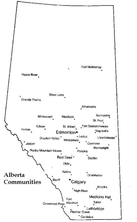 alberta printable map