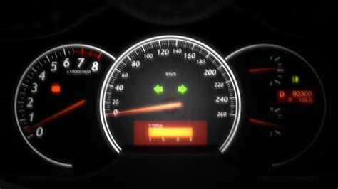 car speed meter close  dashboard race motion background  sbv