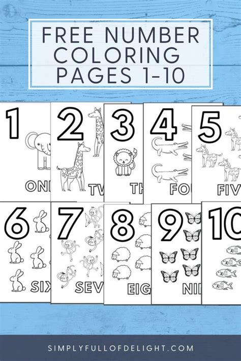 number coloring pages printable printable world holiday