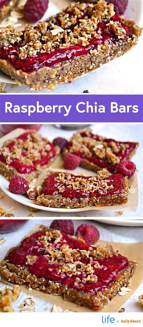 bake raspberry chia breakfast bar recipe breakfast bar food