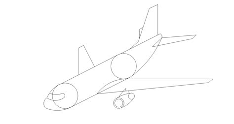 belajar menggambar menggambar pesawat terbang