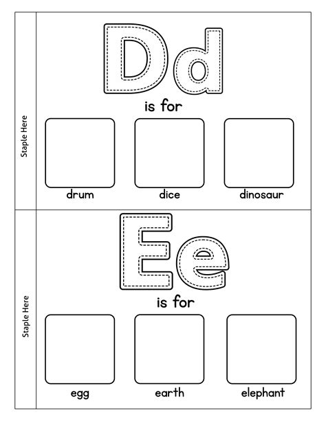 alphabet book template