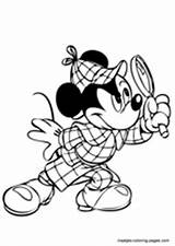 Mouse Mickey Coloring Pages Kids Character Disney Favorite Print Color sketch template