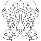 Coloring Pages Glass Stained Nouveau Georgia Keeffe Patterns Tiffany Printable Deco Pattern Jugendstil Designs Getcolorings Poppies Color Guaranteed Drawing Poppy sketch template