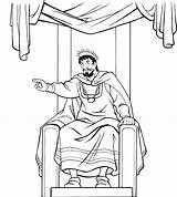 Throne King Drawing Medieval Coloring Pages Bible Kings Color Chair Line Sketch Queen David Drawings God Vbs Easy Getdrawings Paintingvalley sketch template