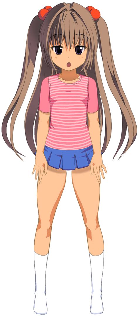 The Big Imageboard Tbib 1girl Bangs Brown Hair Collarbone Flat