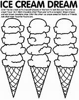 Coloring Eis Cream Ice Designlooter Flavors Summertime Favorite Color sketch template
