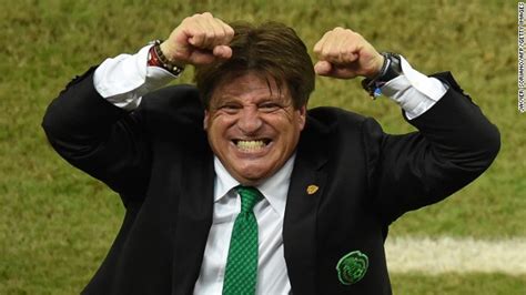 World Cup Mexico Coach Herreras Wild Touchline Antics A Hit On Social