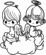 Cupid Coloring Pages Precious Kids sketch template