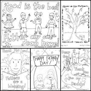fathers day coloring book fathers day coloring page fathers day