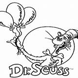 Seuss Dr Coloring Cat Balloons Pages Hat Surfnetkids Fun Websites Recommended Wonderful Lots Check Funny These Good sketch template