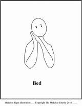 Makaton Signs Sleep Bsl Mencap Same Prepositions Goods sketch template