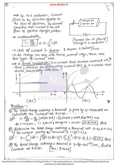 solution basic electrical engineering handwritten notes studypool