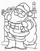 Santa Coloring Claus Town Christmas Coming Pages Getcolorings Print Comin Color sketch template
