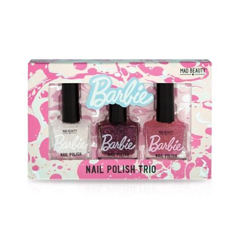 barbie nail polish trio gifts  mad beauty  uk