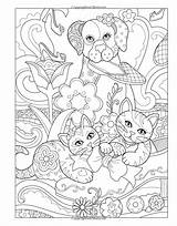 Coloring Pages Hard Cat Adults Adult Books Pets Marjorie Sarnat Color Pampered Printable Ausmalbilder Sheets Times York Para Colouring Dog sketch template