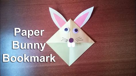 paper bunny rabbit bookmark youtube