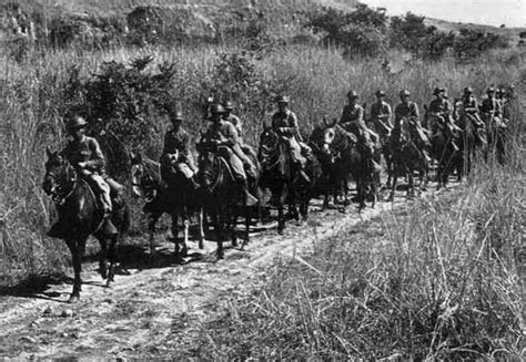 charge philippine scouts    horse cavalry charge