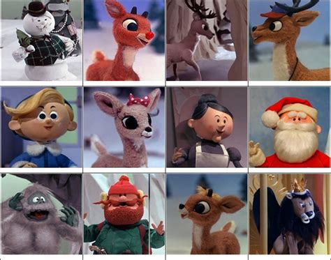 rudolph  red nosed reindeer characters quiz