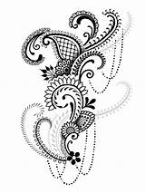 Henna Drawing Simple Getdrawings sketch template