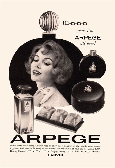 vintage perfume ad retro mid century ad vintage ladies etsy