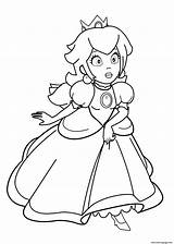 Peach Coloriage Princesse Imprimer Supermario Colorir Dessin Ausmalbilder Daizy Prinzessin Malvorlage Bowser sketch template