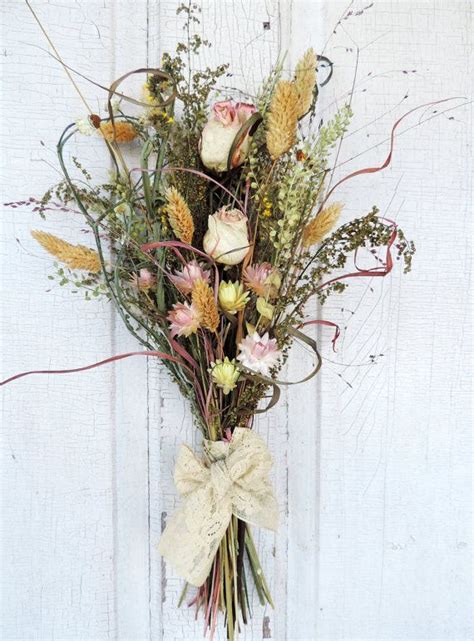Dried Flower Bouquet Floral Arrangement By