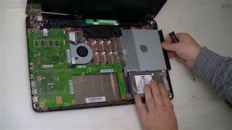 replace hdd  ssd  dvd  asus fsa notebooks