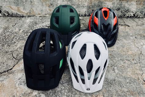 vented mountain bike helmet throwdown  test