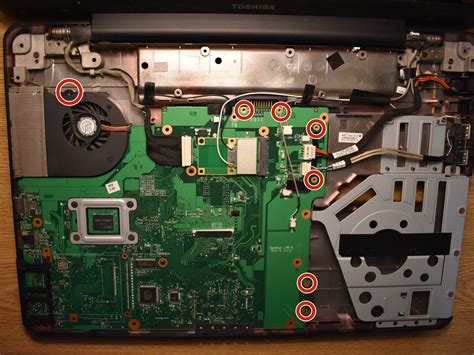 toshiba satellite  laptop motherboard replacement