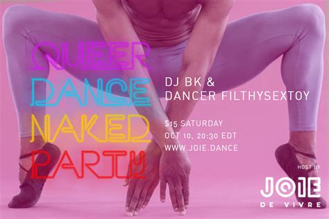 Queer Dance Naked Party Dj Bk And Sexytoy Capital Pride Alliance