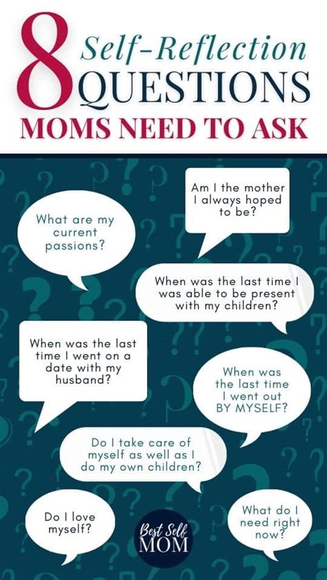 deep  reflection questions moms forget