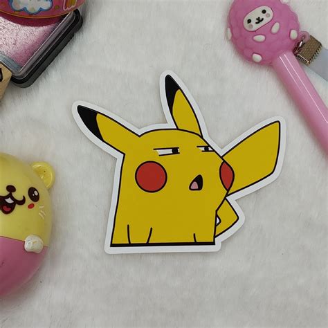 pikachu sticker etsy