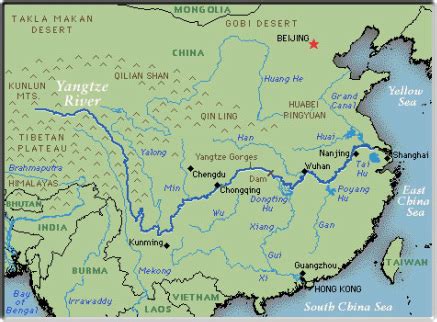 physical setting yangtze river tours
