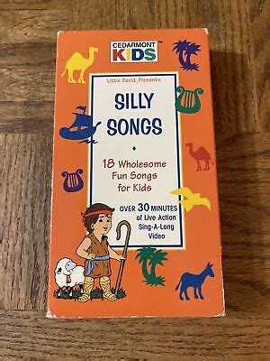 cedarmont kids silly songs vhs tape  picclick