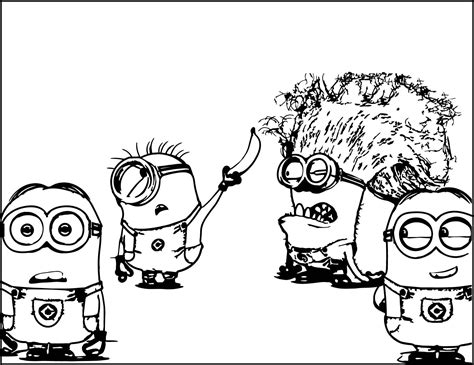 minions coloring pages wecoloringpage minions coloring pages