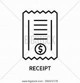 Receipt Icon Lightbox Isolated Create sketch template