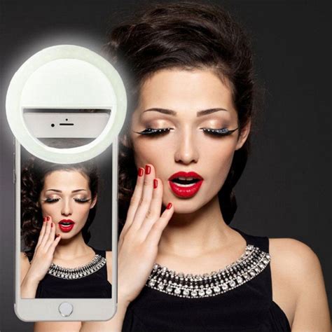 universal mini led self timer lamp external flash selfie led selfie