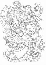 Coloring Pages Mandala Choose Board раскраски зентангл Bird Vk источник sketch template