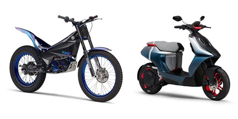 yamaha announces  electric motorcycles scooters    huge ev