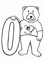 Bears Drawings Number Color Coloring sketch template