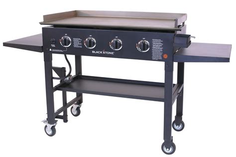 gas grill flat top griddle  burner cooktop portable bbq cooking propane station ebay