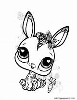 Bunny Coloringpagesonly Littlest sketch template
