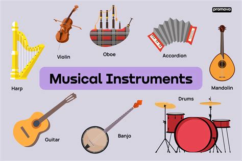 instruments names