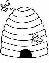 Bee Coloring Printable Pages Preschool Bees Animals Kids Crafts Colouring Template Kindergarten Preschoolcrafts Beehive Printables Templates Activities Hive Arts Painting sketch template
